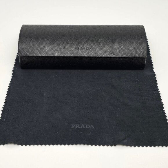 Prada VPR 58L 5AV-1O1 Gunmetal Plum Eyeglasses Frame w/ Case Italy 49-14-135 - Picture 14 of 14